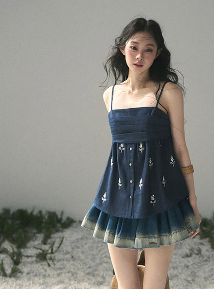Midnight Herb Mini Dress