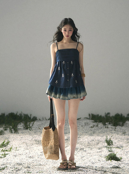 Midnight Herb Mini Dress