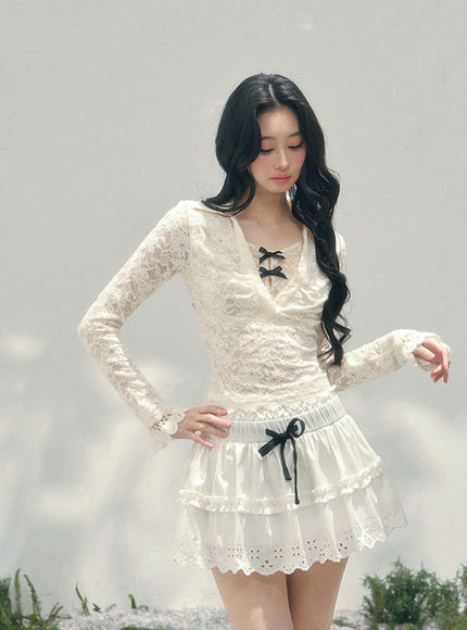 Sweetheart Angel Lace Top