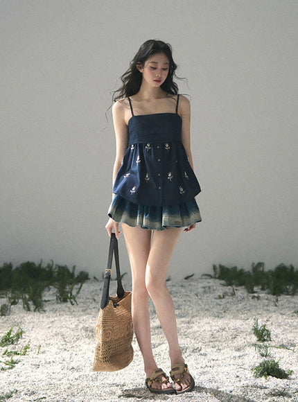 Midnight Herb Mini Dress
