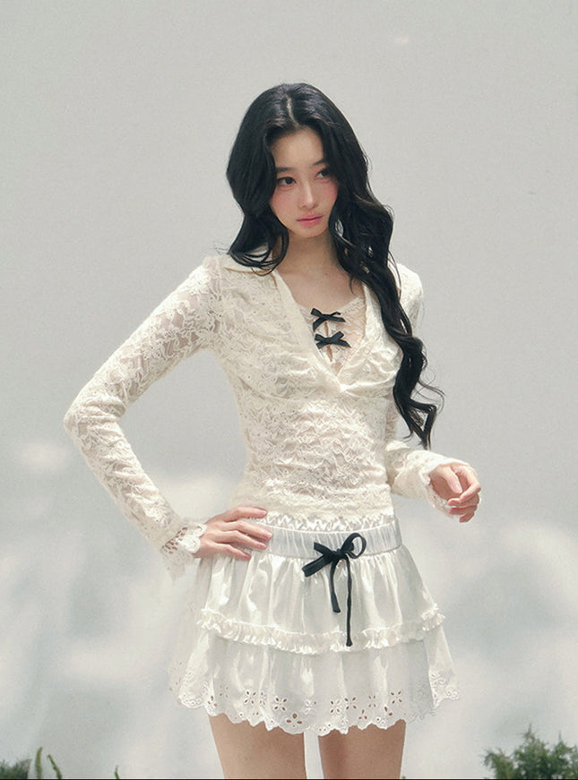 Sweetheart Angel Lace Top
