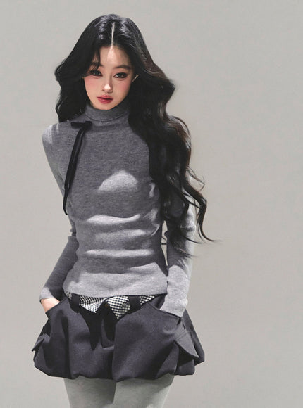 Street Check Overlay Shorts - Gray