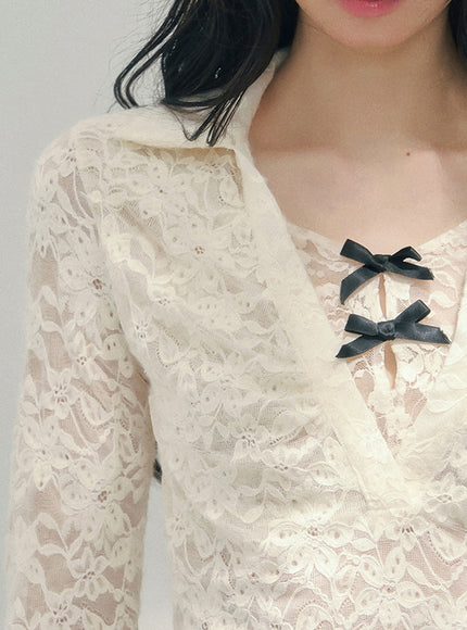 Sweetheart Angel Lace Top