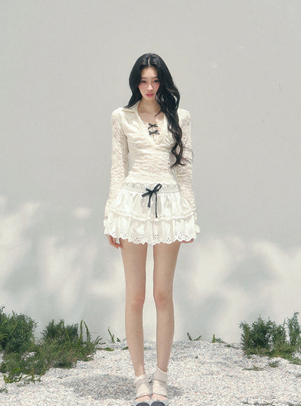 Sweetheart Angel Lace Top