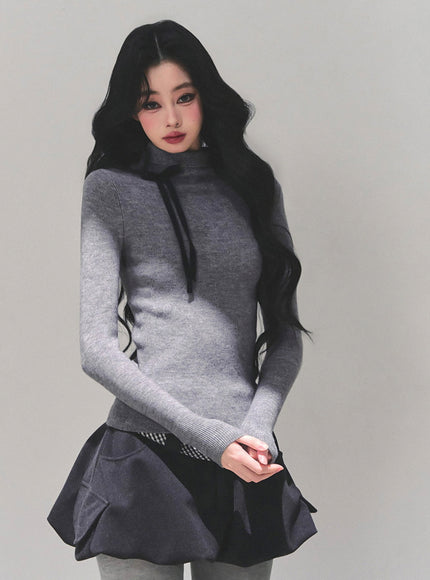 Street Check Overlay Shorts - Gray