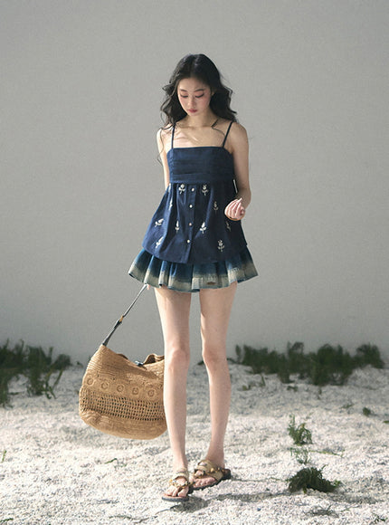 Midnight Herb Mini Dress