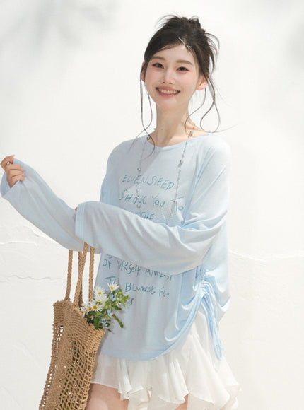 Petal Waltz White Skirt