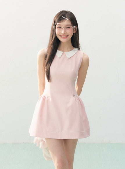 Pink Soufflé Mini Dress