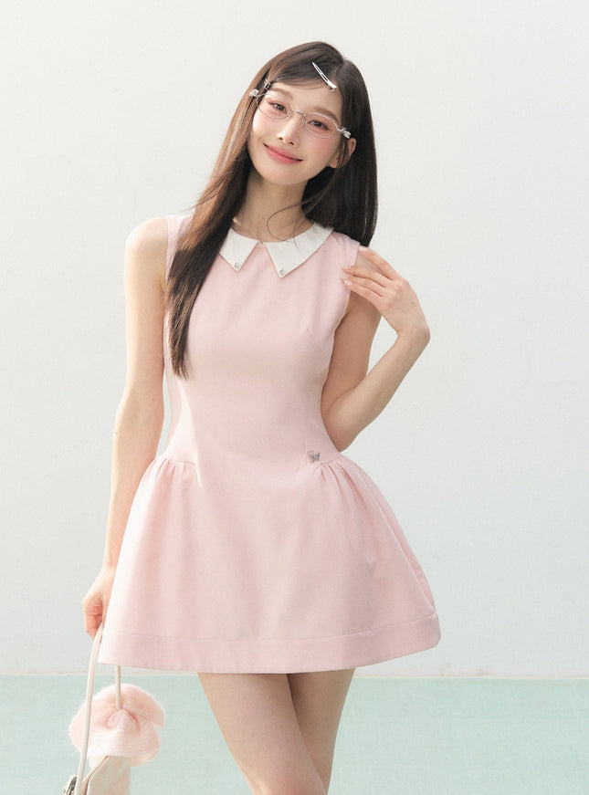 Pink Soufflé Mini Dress