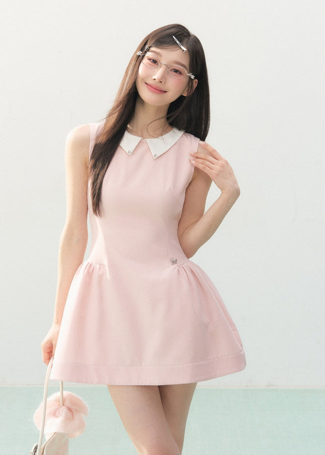 Pink Soufflé Mini Dress