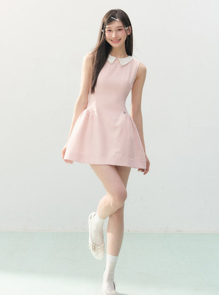 Pink Soufflé Mini Dress