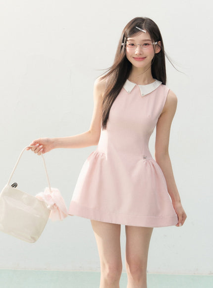 Pink Soufflé Mini Dress