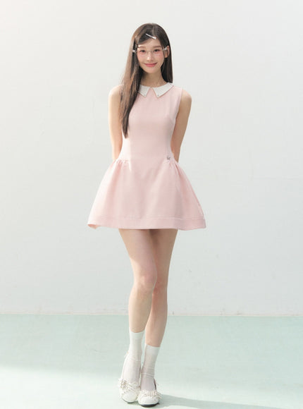 Pink Soufflé Mini Dress