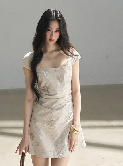 Celestial Glow Mini Dress