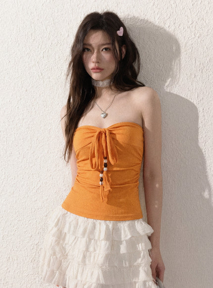 Sunlit Charm Tube Top