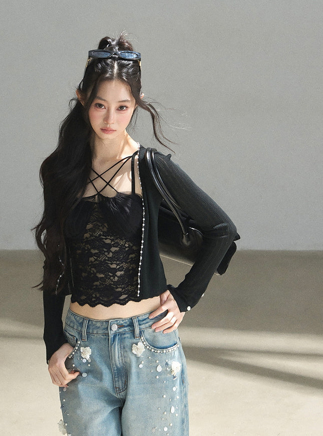 Raven Black Rose Set
