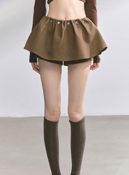 Preppy Brown Skirt