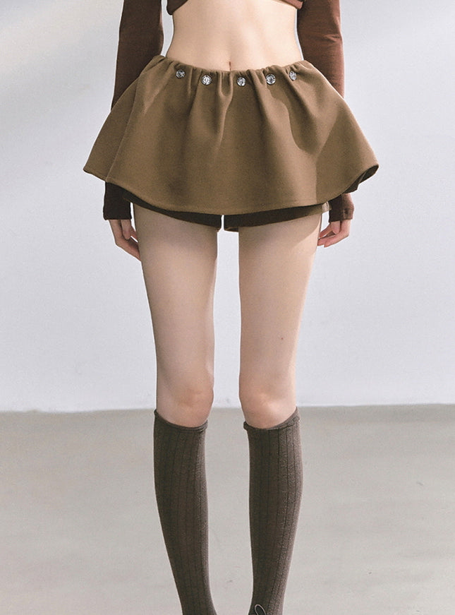 Preppy Brown Skirt