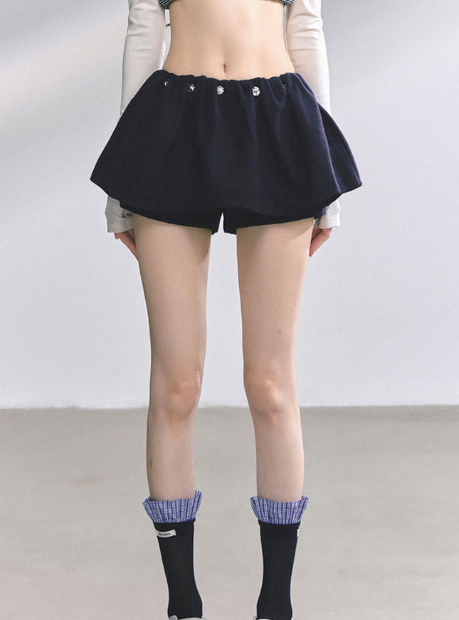 Preppy Navy Skirt