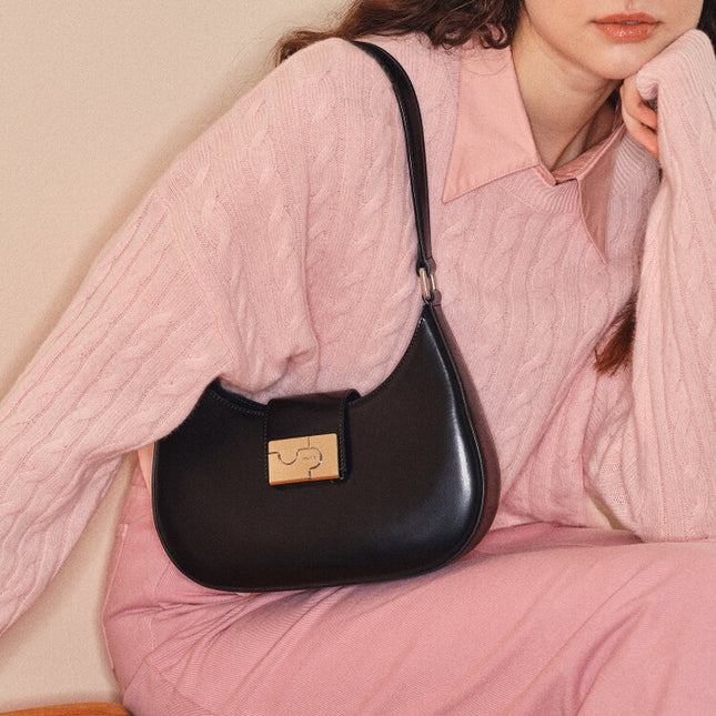 Colette Curve Bag - Black