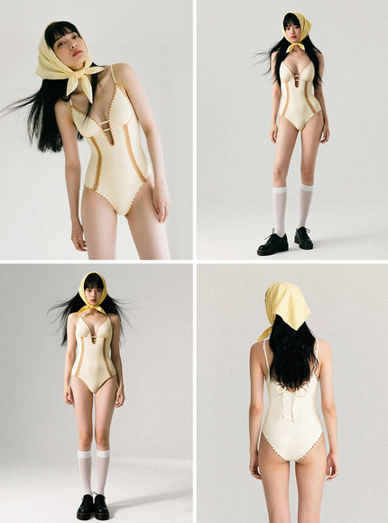 Golden Edge Swimsuit
