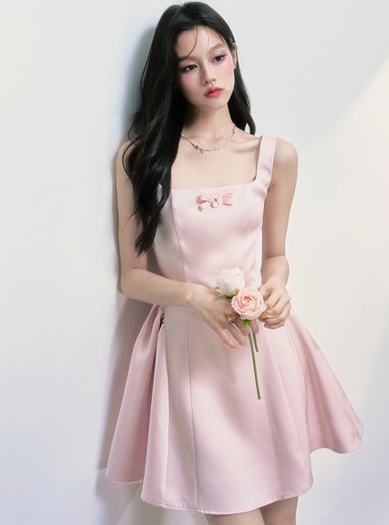 Darling Bow Mini Dress