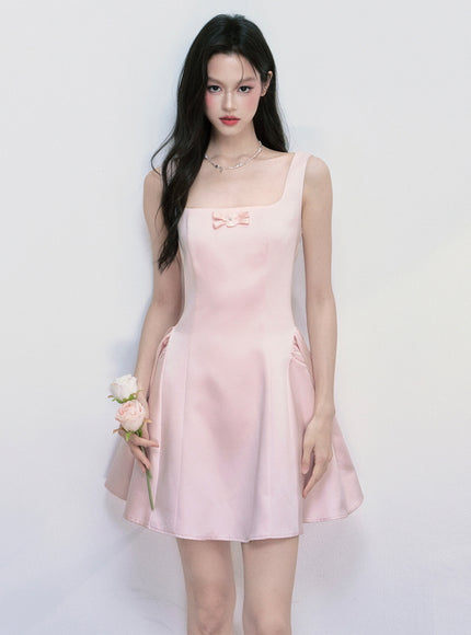 Darling Bow Mini Dress