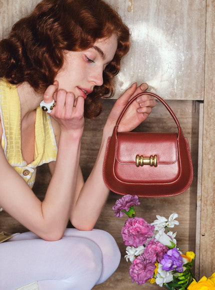Baroque Mini Bag - Red