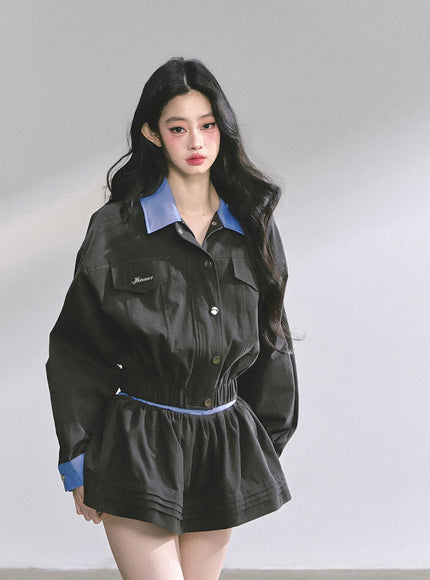 Contrast Collar Set