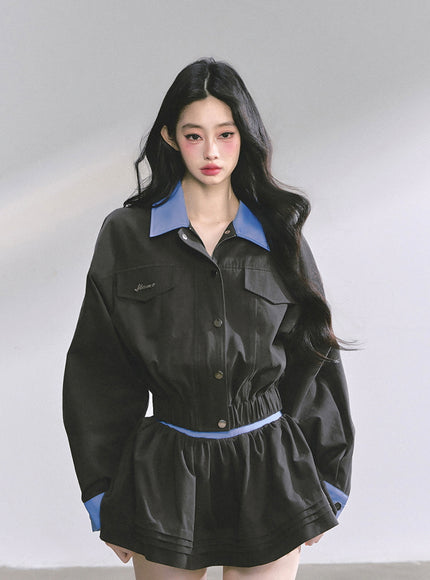 Contrast Collar Set