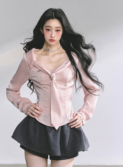 Knot Muse Pink Top