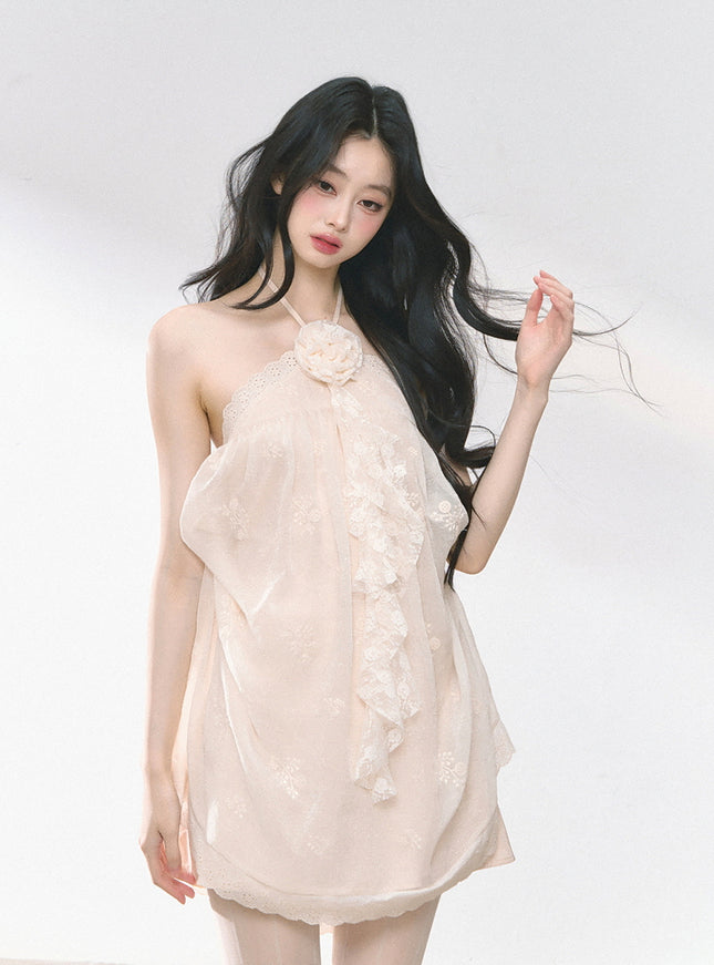Blossom Corsage Mini Dress