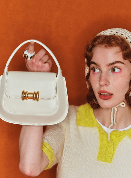 Baroque Mini Bag - White