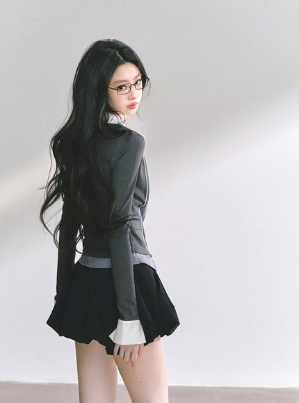 Smart Glow Shirt Cardigan