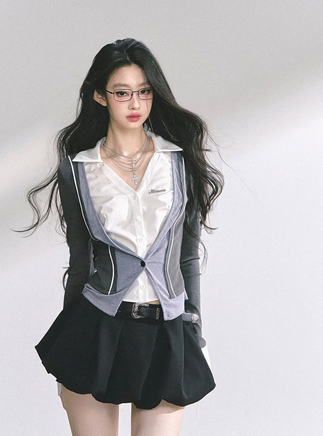 Smart Glow Shirt Cardigan