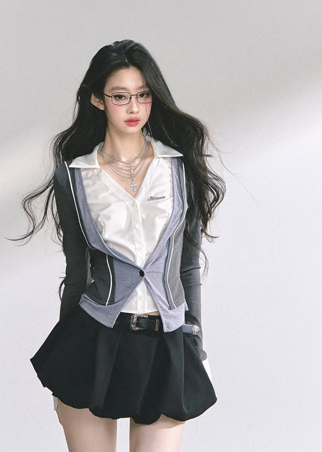 Smart Glow Shirt Cardigan