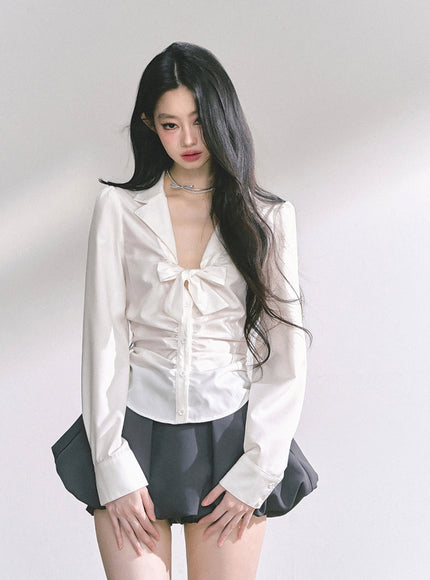 Pure Bow Blouse
