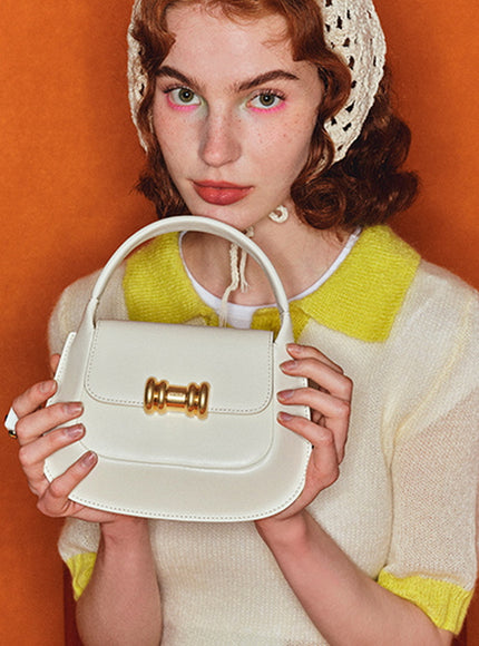Baroque Mini Bag - White