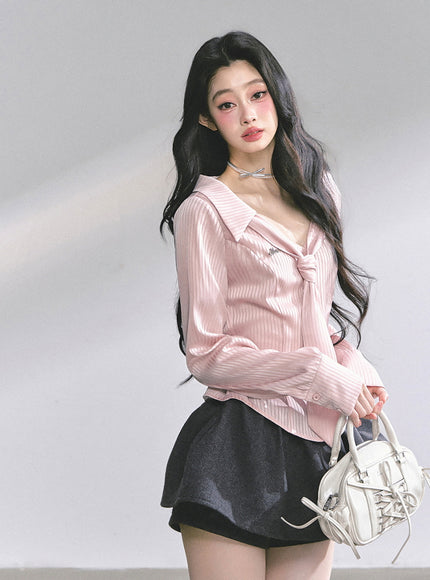 Knot Muse Pink Top