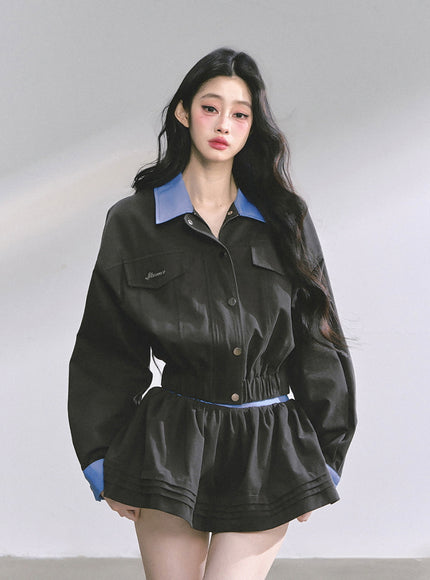 Contrast Collar Set