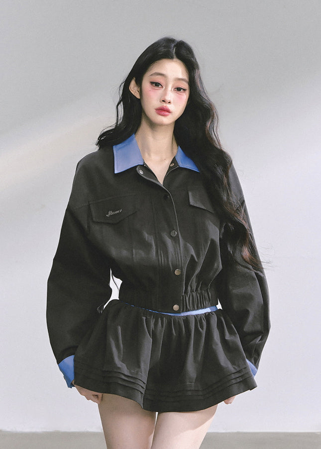 Contrast Collar Set