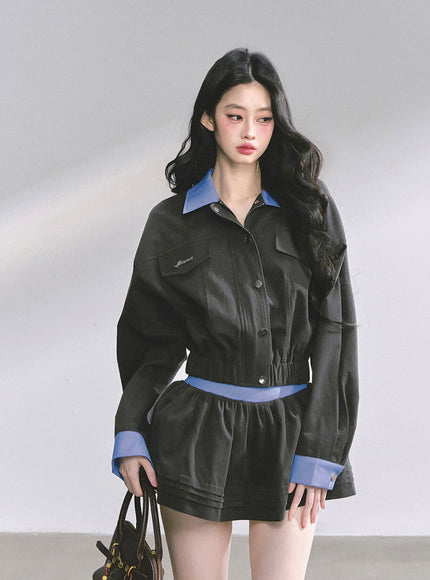 Contrast Collar Set