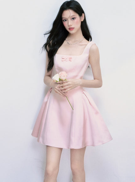 Darling Bow Mini Dress