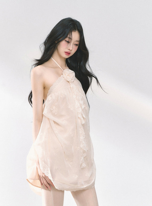 Blossom Corsage Mini Dress
