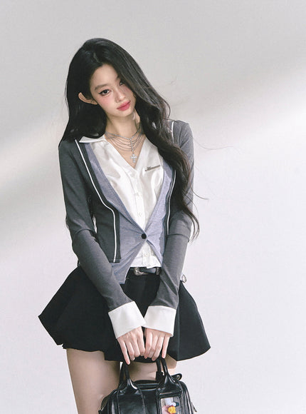 Smart Glow Shirt Cardigan