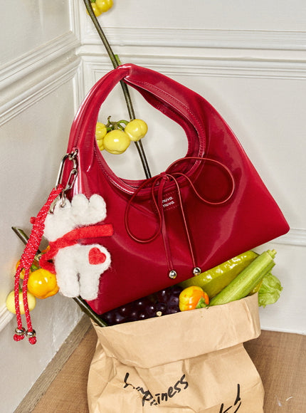 Belle Curve Bag - Red