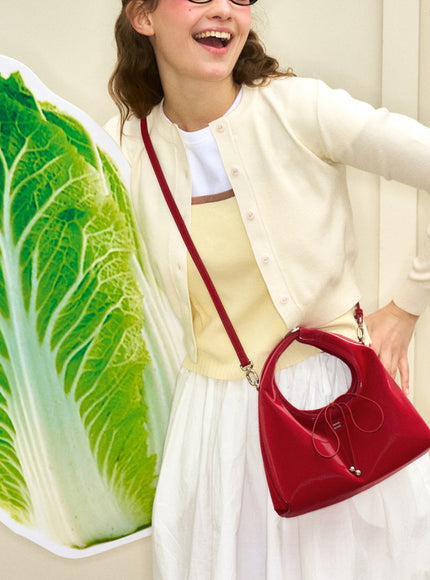 Belle Curve Bag - Red