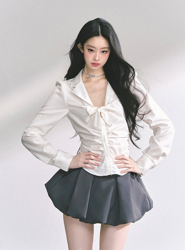 Pure Bow Blouse