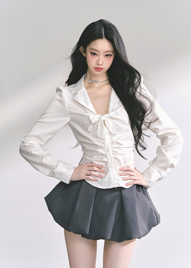 Pure Bow Blouse