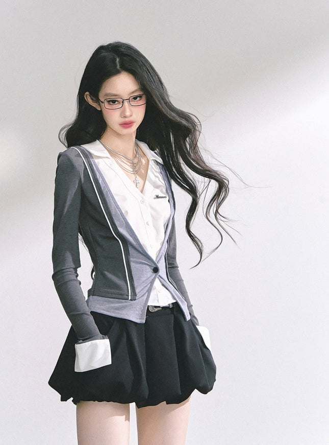 Smart Glow Shirt Cardigan